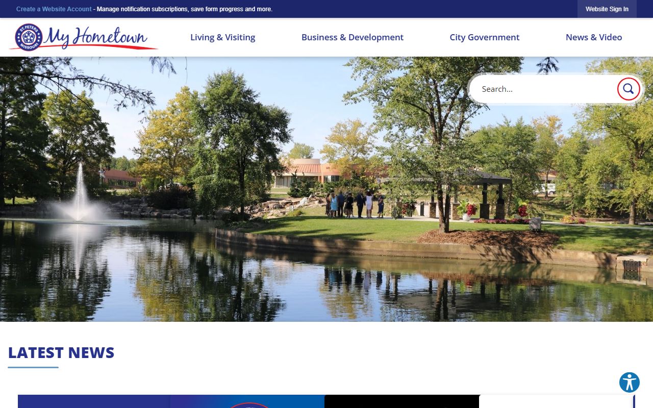 St. Peters Police Department homepage for busted mugshots and arrest records