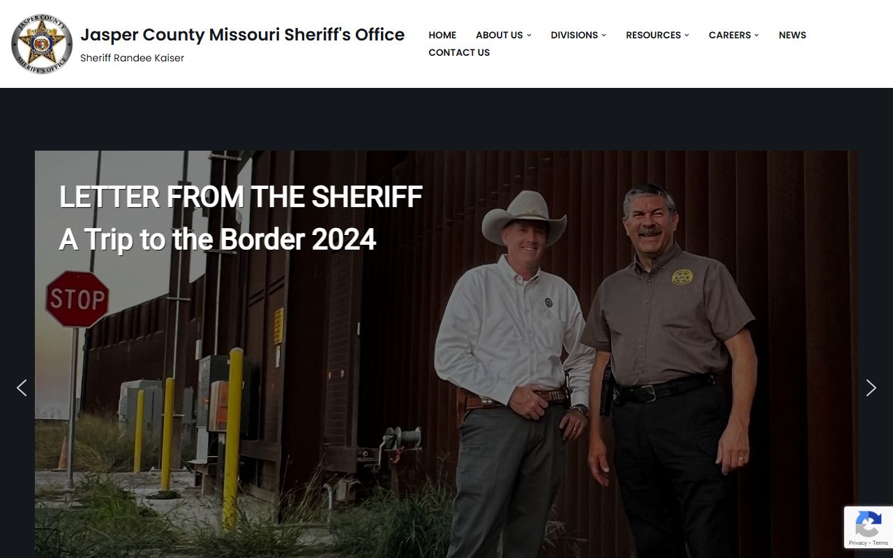 Jasper County Sheriff Office homepage for busted mugshots and arrest records